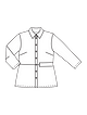 Блузка рубашечного кроя №102