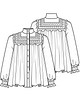 Блузка в викторианском стиле №20