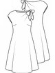 Платье свободного кроя №2 — выкройка из Knipmode Fashionstyle 12/2021