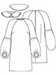 Платье со съемным воротником №14 — выкройка из Knipmode Fashionstyle 2/2022