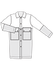 Пальто из разнофактурных тканей №5 C