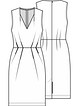 Платье с оригинальными складками №14 — выкройка из Knipmode Fashionstyle 4/2022