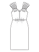 Платье с широкими бретелями №106 — выкройка из Burda 5/2022