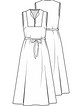 Платье силуэта «трапеция» №7 — выкройка из Knipmode Fashionstyle 6/2022
