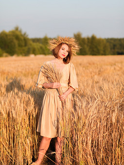 Пшеничное платье 