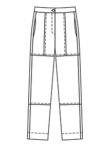 Технический рисунок брюк