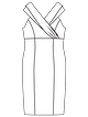 Платье приталенного силуэта №410 — выкройка из Burda. Мода для полных 2/2022