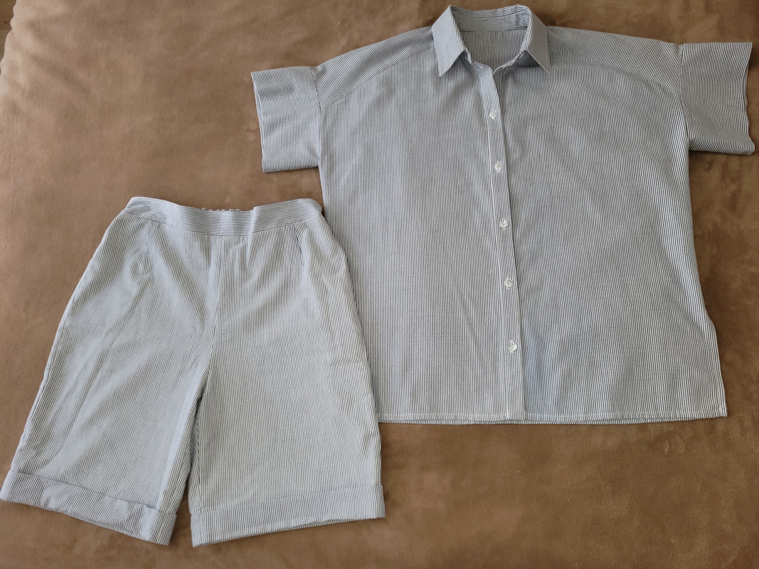 Летняя пижамка: шорты и блузка от Цепляйчик