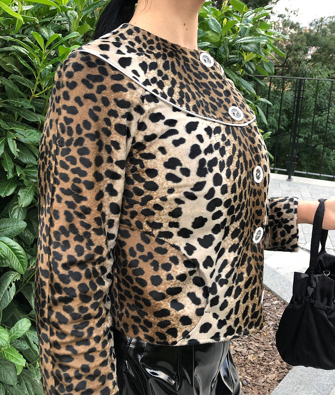Современный леопардовый блузон в «винтажном» стиле от Елена Шрамко