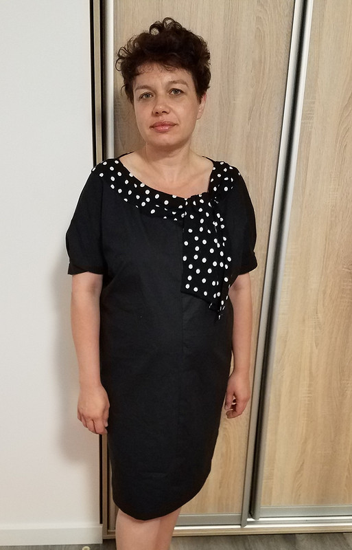 Платье из сатина по выкройке блузы от LarisaLevinskaya