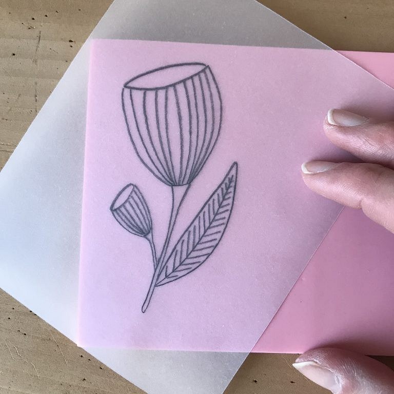 Как сделать штамп из линолеума своими руками