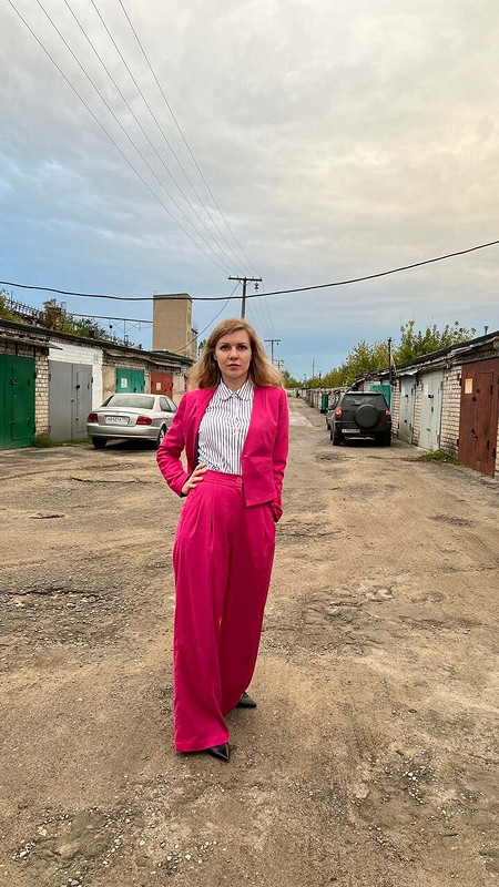 Пиджак из костюма Фуксия от Ксения Майорова