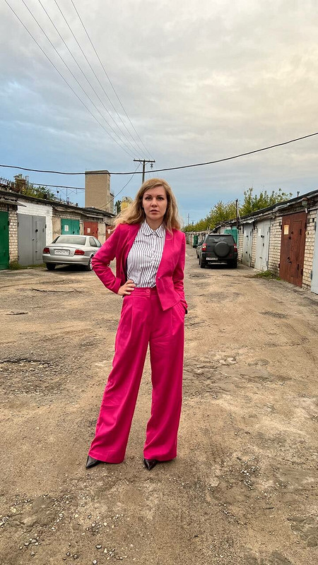 Пиджак из костюма Фуксия от Ксения Майорова