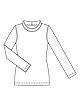 Пуловер с длинными рукавами №1 C