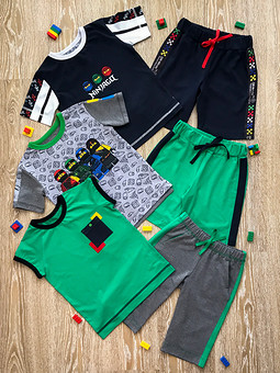 Летний комплект (шорты и футболки) для мальчика 