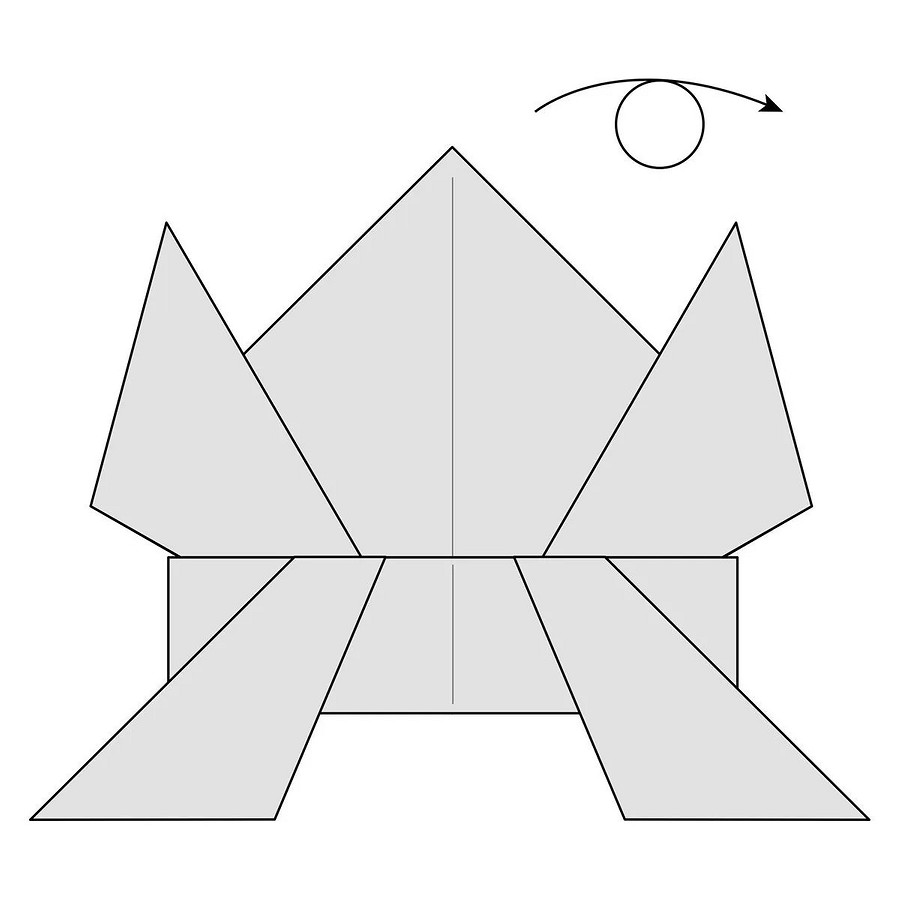 Как сделать лягушку-оригами из бумаги: пошаговые инструкции + видео