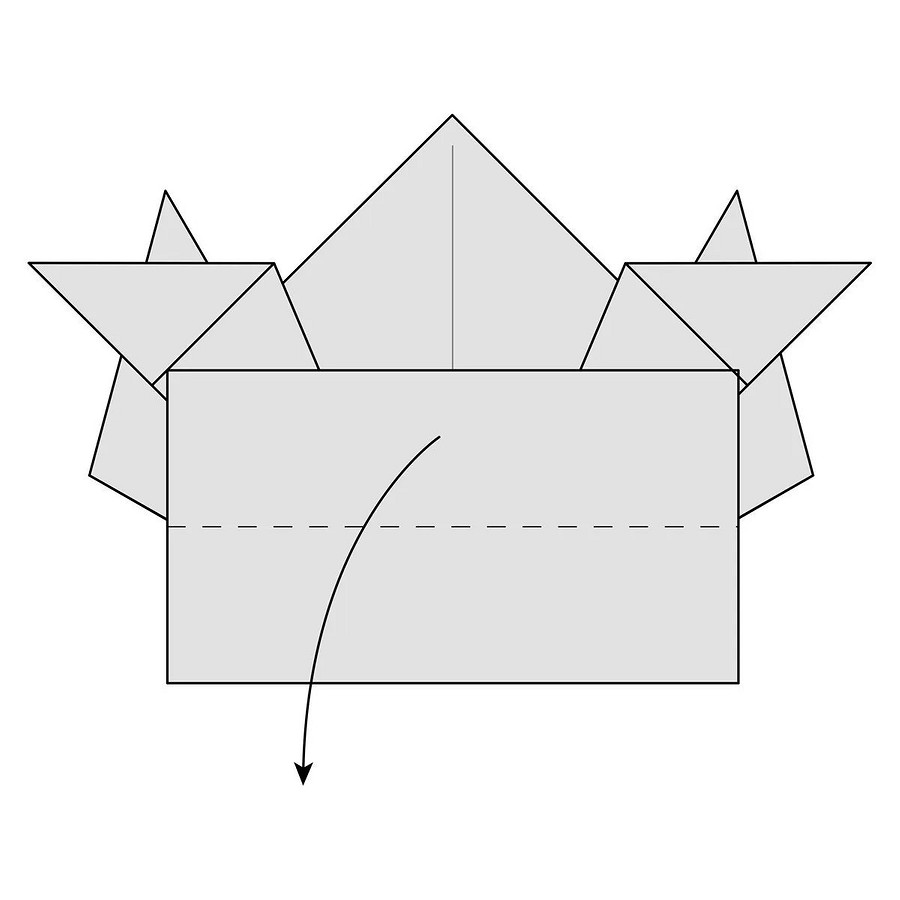 Прыгающая лягушка оригами