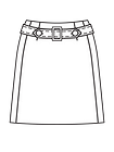 Мини-юбка в стиле 60-х
