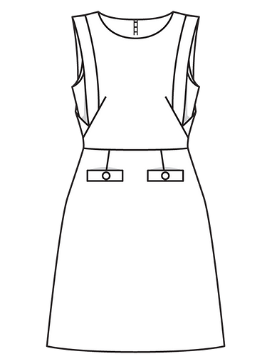 Мини-платье из букле