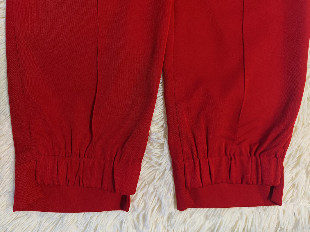 Красные брюки, низ на резинке от Мария_ИТД