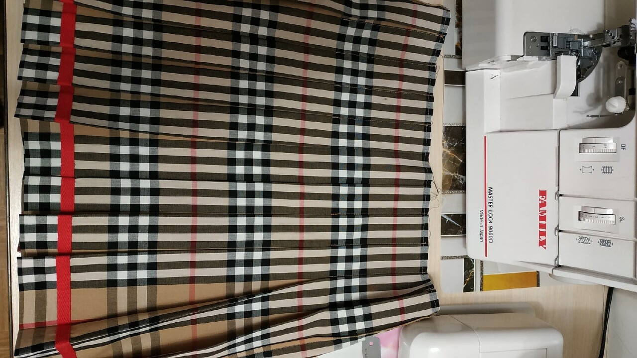 Детское платье «Burberry в складках» от kirinka_sewing_world 