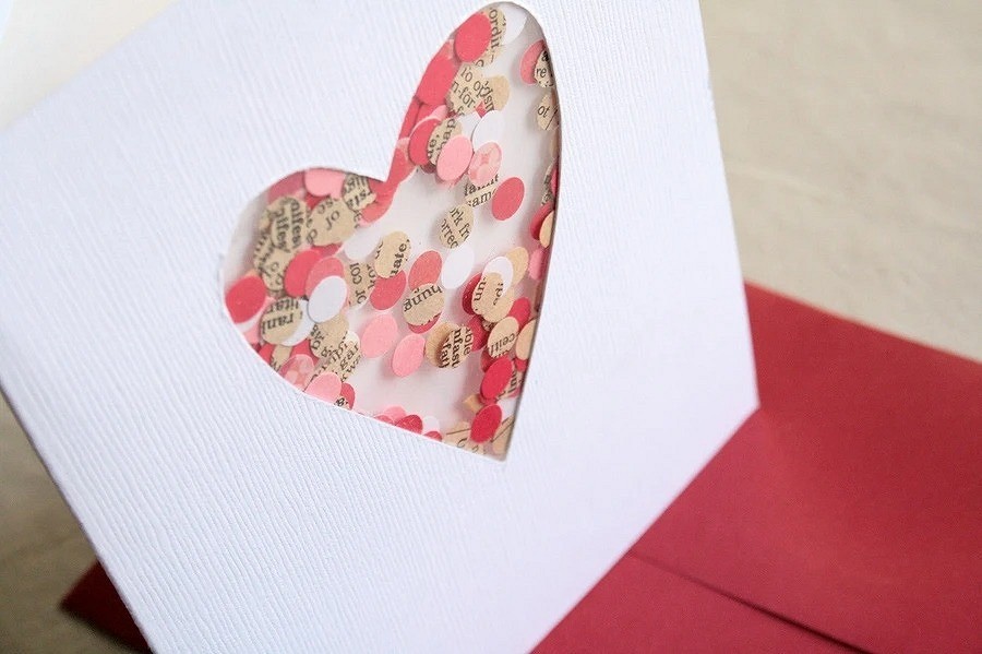 Как сделать сердечко — валентинку из бумаги
