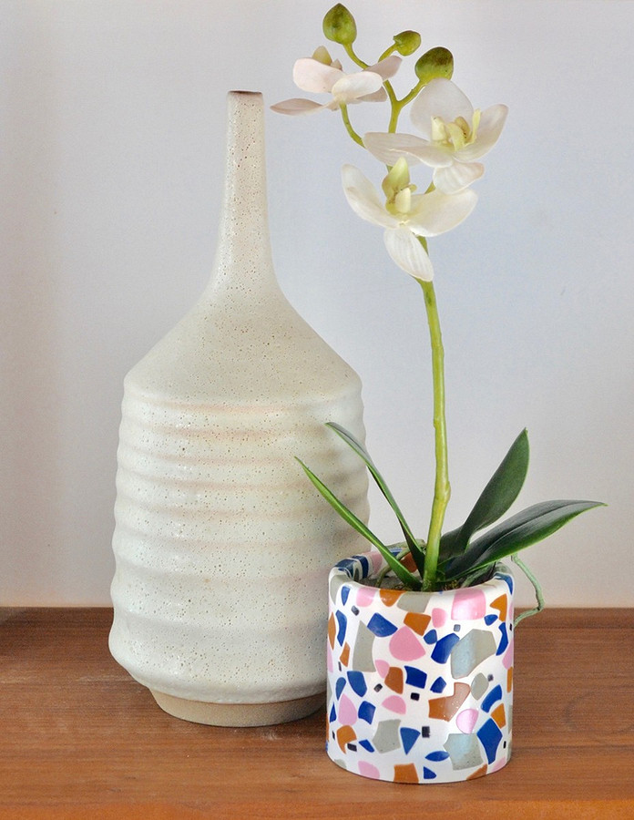 Создаем оригинальную вазу из полимерной глины