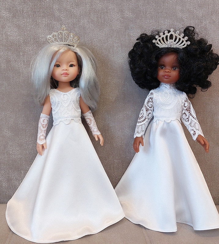 Платья для кукол «Снежные Королевы» от Лейкоцит