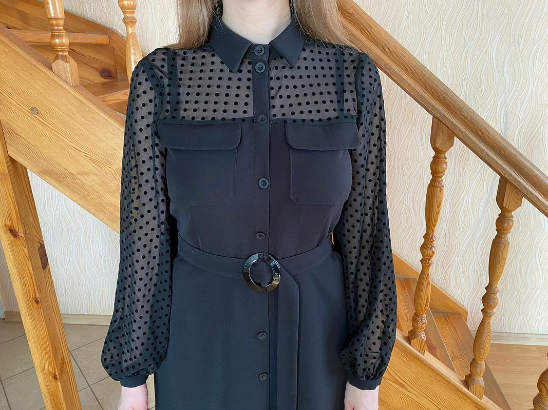 Нарядное черное платье от Анна С