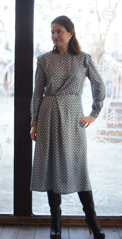 «Мягкий» вариант платья от olgapoluektova_style