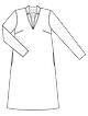 Платье А-силуэта №125 — выкройка из Burda 11/2023