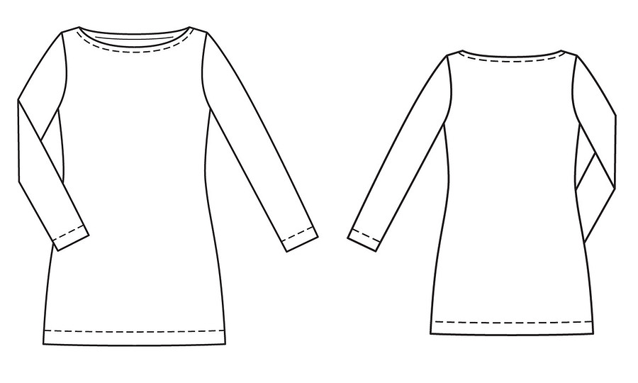 Больше чем базовый пуловер: обзор выкройки 123 из Burda 1/2011