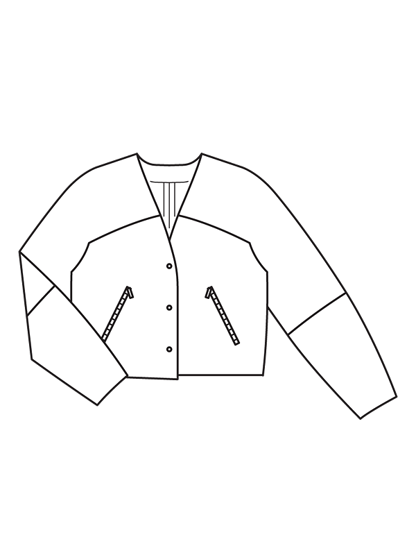 Куртка с рукавами из вязаного трикотажа от irina_kolosova28
