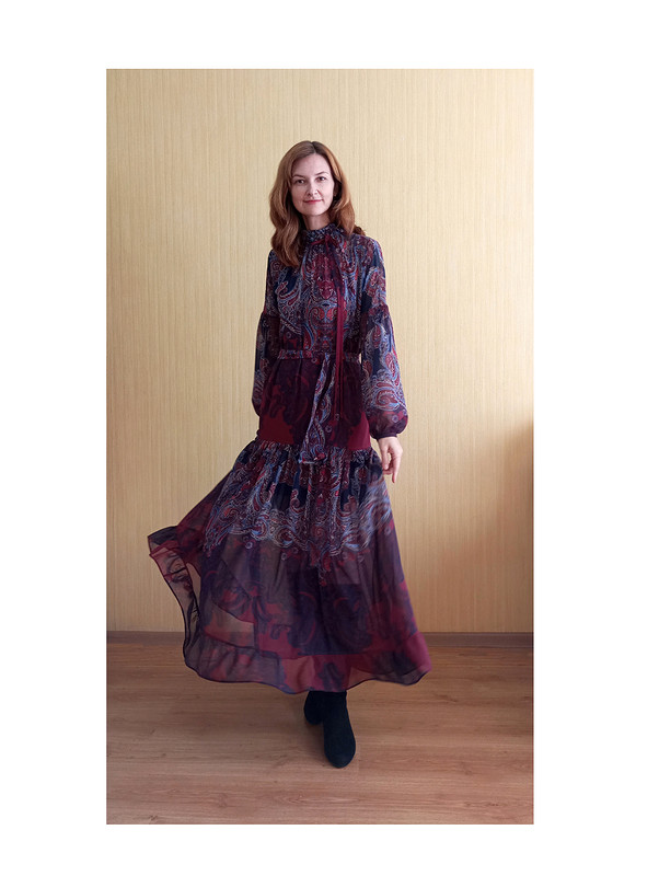 Платье приталенного кроя с буфами: купить выкройки, пошив и модели | Burdastyle