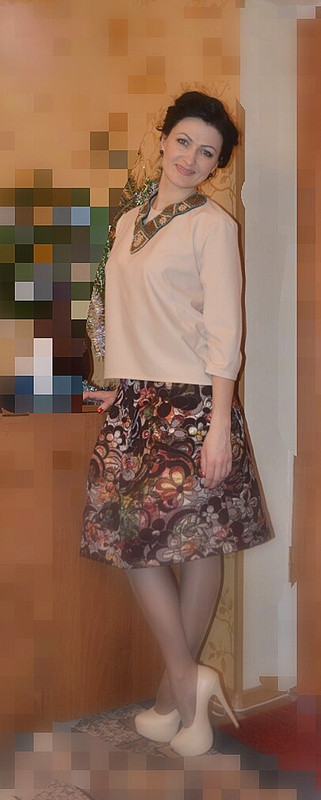 Блузка и юбка «Девушка с ёлки» от Lana