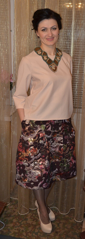 Блузка и юбка «Девушка с ёлки» от Lana