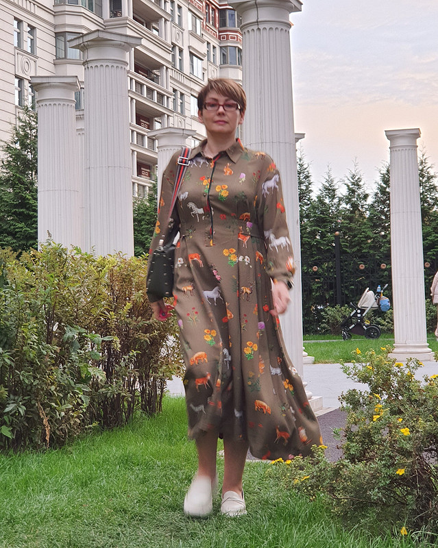 Платье рубашечное от Елена Ленкова