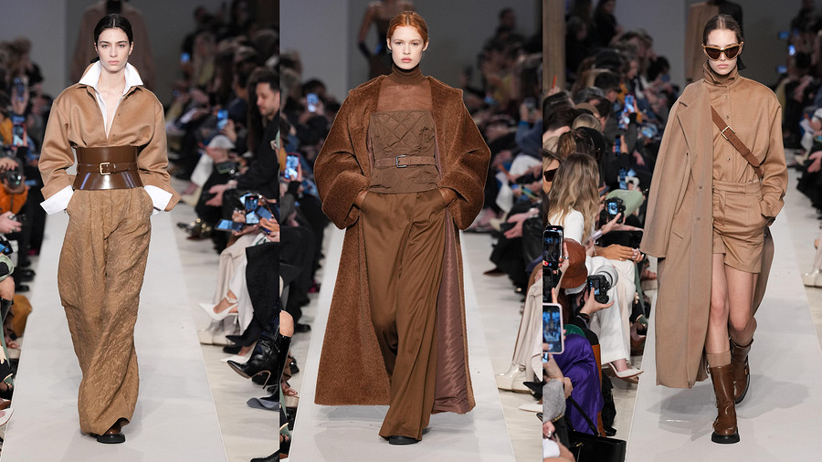 Триумф цвета camel: коллекция Max Mara осень-зима 2023/2024