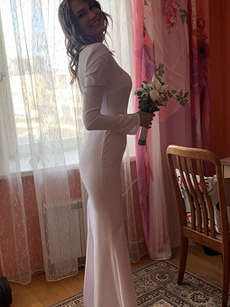 Свадебное платье силуэта «рыбка»