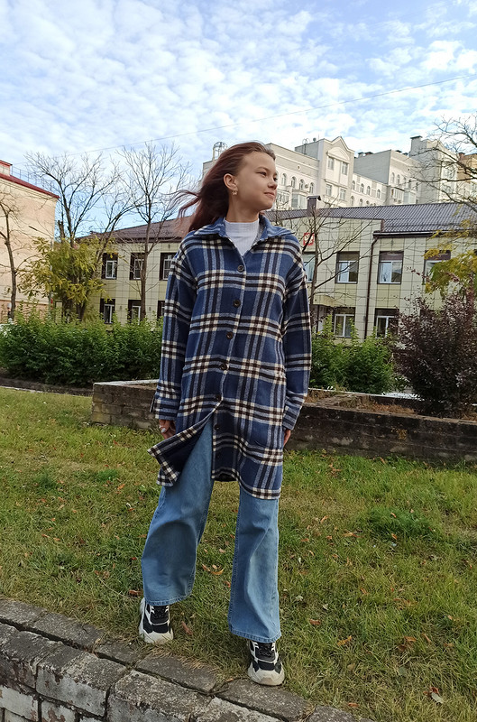 Пальто-рубашка для Киры от OlesjaKodina