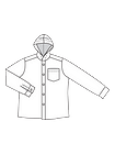 Мужская куртка-рубашка из твида