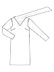 Платье с необычной деталью №115 — выкройка из Burda 12/2023