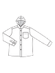 Мужская куртка-рубашка из твида №130