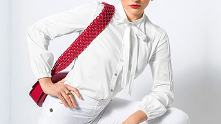 Как сшить блузку с контрастным кантом