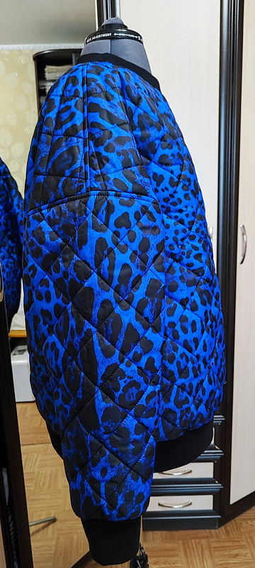 Свитшот из курточной стёжки «Леопард» от kirinka_sewing_world 