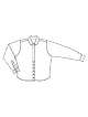 Блузка-рубашка широкого кроя №5