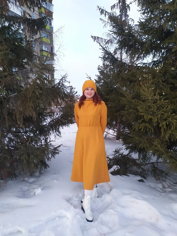 Платье «Мандариновое настроение» от Елена Мамонтова