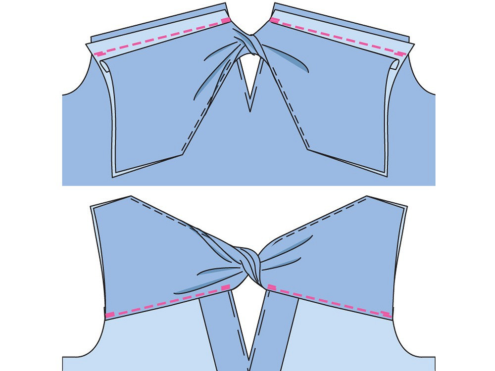 Как сшить трикотажную блузку с перекрученной кокеткой своими руками: пошаговый мастер-класс