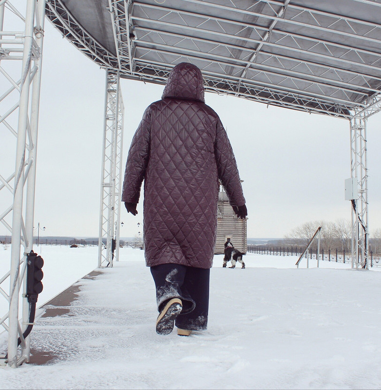 Пальто на утеплителе из стежки от Ольга  Попова