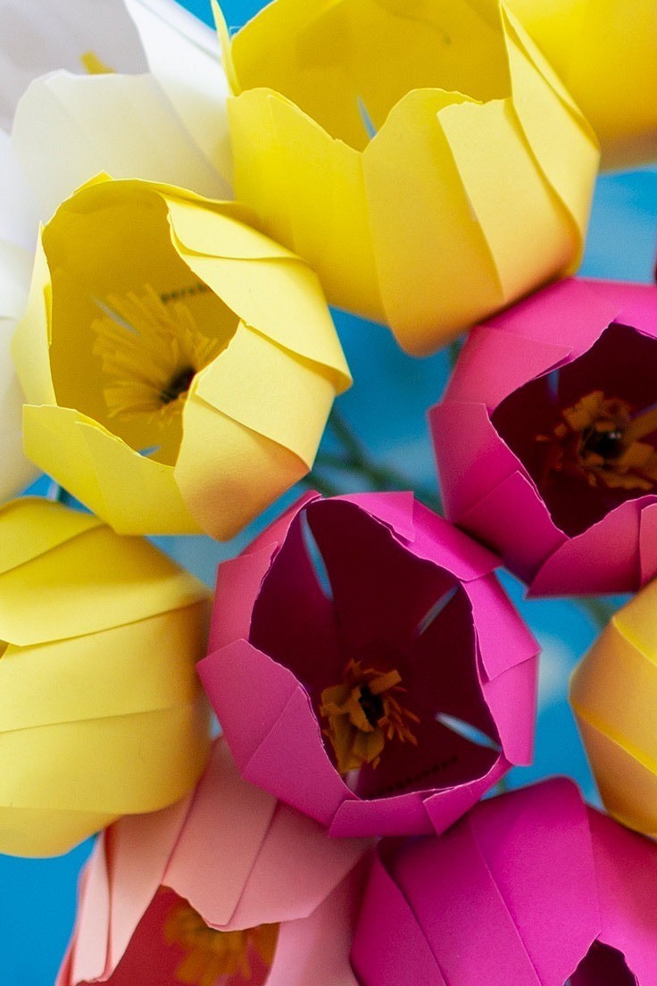 Цветы из бумаги своими руками: 22 идеи с фото, шаблоны и схемы
